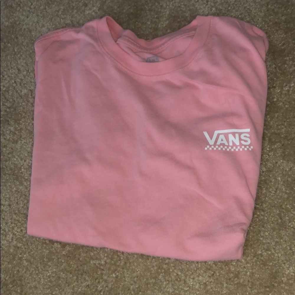 Vans pink T shirt